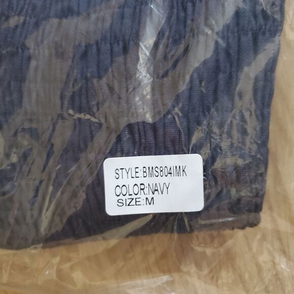 NEW! 4SI3NNA Lea Smocked Peplum Mini Skirt in Navy - Picture 11 of 16